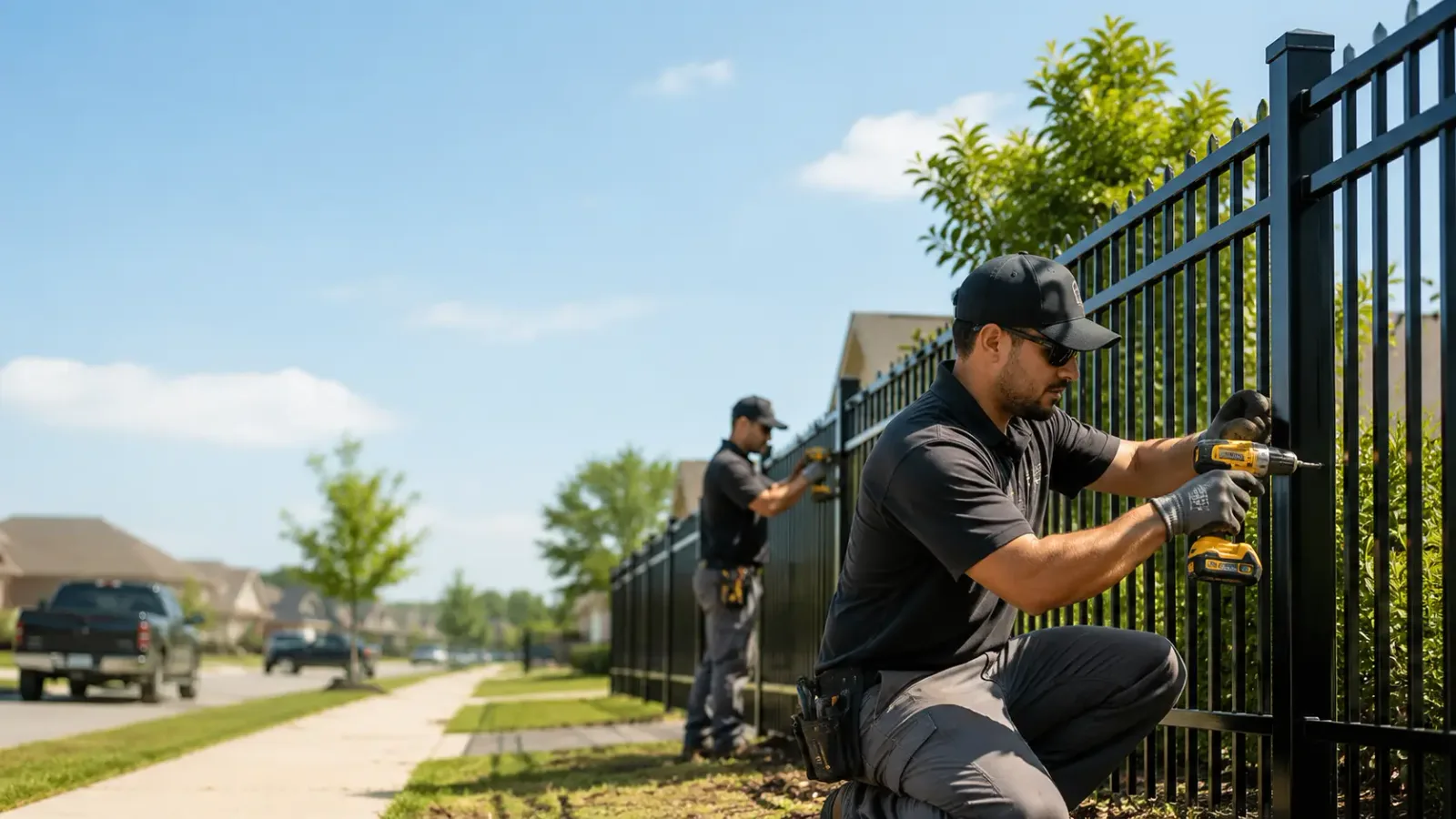 Metal Fence Installation in Midland, NC